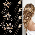 Modern Simple Cheap Woman Wedding Metal Rhinestone Crystal Hairpins for Girls