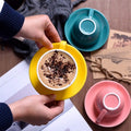 Wholesale Promotional Porcelain Coffee Mug Ceramic Cappuccino Espresso Cups 90-230ml Bone China Coffee Tea Cup and Saucer Set