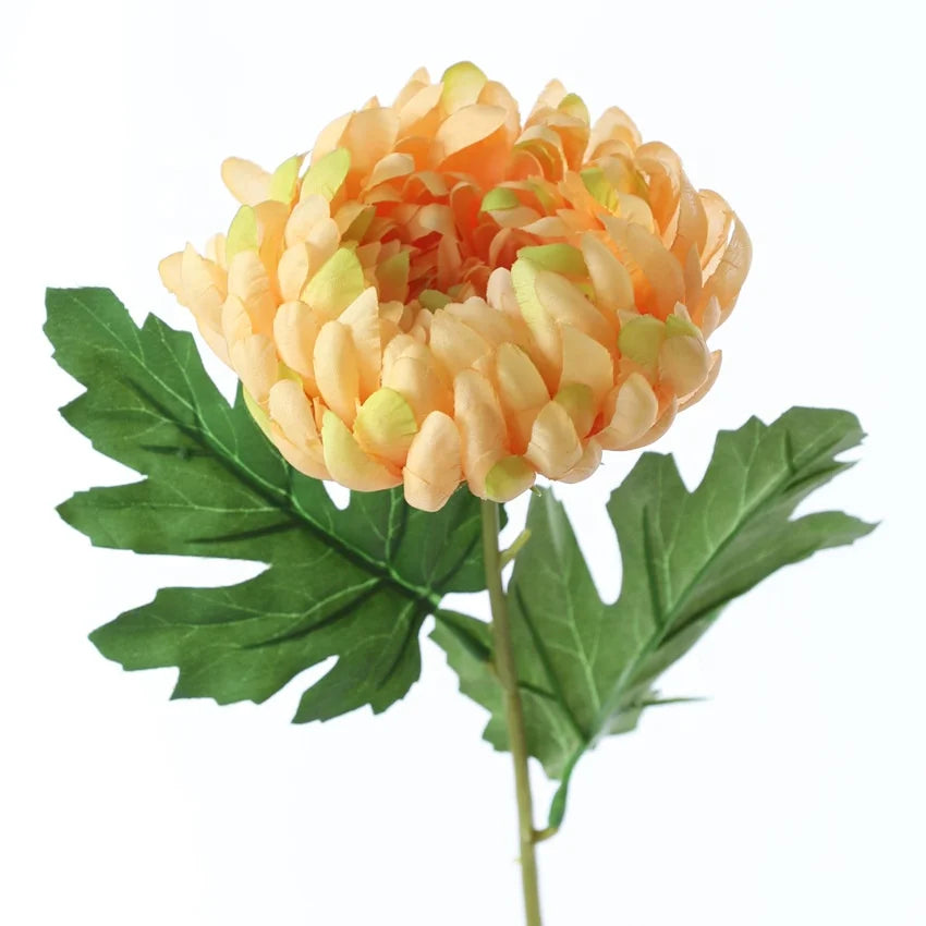 High quality single stem silk artificial flowers chrysanthemum for festival decoration