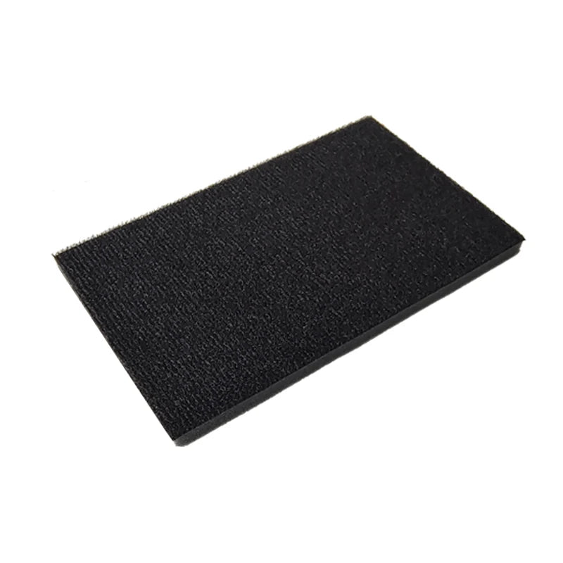 75mm*120mm Soft Foam Interface Cushion Pad Rectangle Backing Hook Loop for Protecting Sanding Disc Sander Abrasive Disc