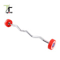 TT Sports Gym Weightlifting Spherical Round Steel Fixed Straight Barbell Curl Exercise Set 10kg 20kg