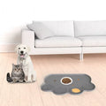 Custom New Arrivals Bear Paw Shape Silicone Slow Feeding Mat Modern Antislip Pet Mat