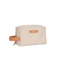 Custom Recycled Cotton Travel Pouch Women Cosmetic Bag With Handle MegaBDM