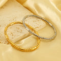 New 18K Chinese Women's Electroplated Three Beaded Bracelet Fashion Hand Adornment in Ins Wind Style