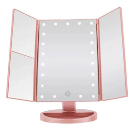 Mini Foldable LED Cosmetic Mirrors Makeup Mirror Beauty Products for Women