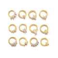 Gaby New Arrive Gold Nose Ring Design 925 Sterling Silver Ring Cartilage Earring Piercing  Fine Jewelry Piercing Jewelry