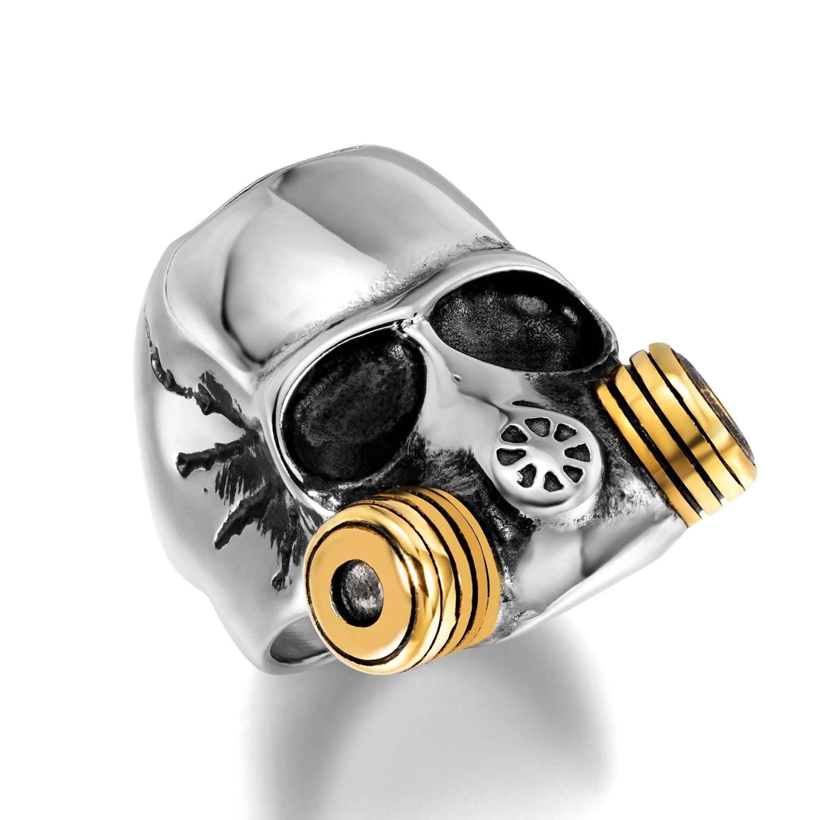 Fashion Man Jewelry Silver Skull Ring Stainless Steel Men's Ring  Punk Rock Ring for Man