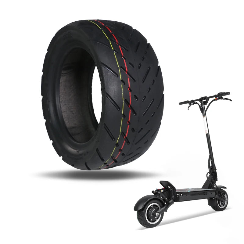 Superbsail 10 Inch Fat Tire Wheel Electric Scooter Thick Tubeless Tyre for Rough Roads Wear Resistant Shock Absorption Rubber