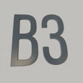 Cosun Modern Design Solid Metal Letter Steel Brushed Laser Cut for Door Plates for Apartment Mailbox & House Number