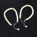 Hot Sell 4mm 6mm 8mm Pearl Bracelet Chain Stainless Steel Natural Freshwater Pearl Necklace Bracelet for Women