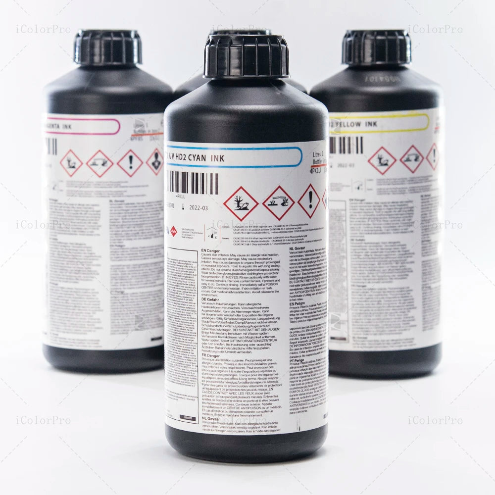 100%Original Belgian Agfa HD2 UV Curable INK for Industrial Printhead