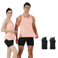 Quick-Dry Lightweight Breathable Racerback Performance Training Vest Marathon Running Sleeveless Top 100% Polyester Square