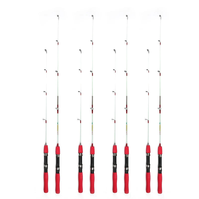 Ultra Light 2 Sections Portable Customized Rubber Handle Winter Carp Suit Ice Fishing Rod