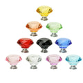 20mm Crystal Clear Diamond Drawer Handle Wardrobe Cabinets Kitchen bathroom