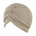 New Fashion Multi-color Solid Color Double-layer Elastic Head Cap Ethnic Cap Yoga Cap Pullover Scarf