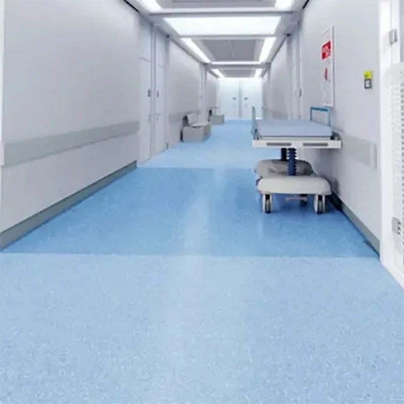 Anti Bacteria 2 mm 3mm Thick R9 R10 Anti-Slip Homogeneous PVC Vinyl Flooring for Hospital