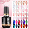 BORN PRETTY PRO Natural Translucent Color Sheer Nude Pink Gel Nails Odorless Resin Ice Jelly Crystal Transparent Gel Polish