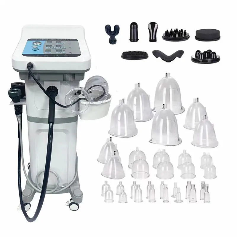 G8 Vertical Beauty Machine ABS Material Negative Pressure Dual Function Vibration Vacuum Heating Cupping Massager for Body Care