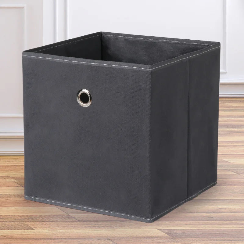 12 Inch Foldable Fabric Storage Cube Organizer Baskets Rectangle Shape for Home Organization