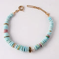 Natural Stone Pearl Elegant Choker Flower Pearl Beaded Necklace Fashion Women Polymer Clay Beads Necklace