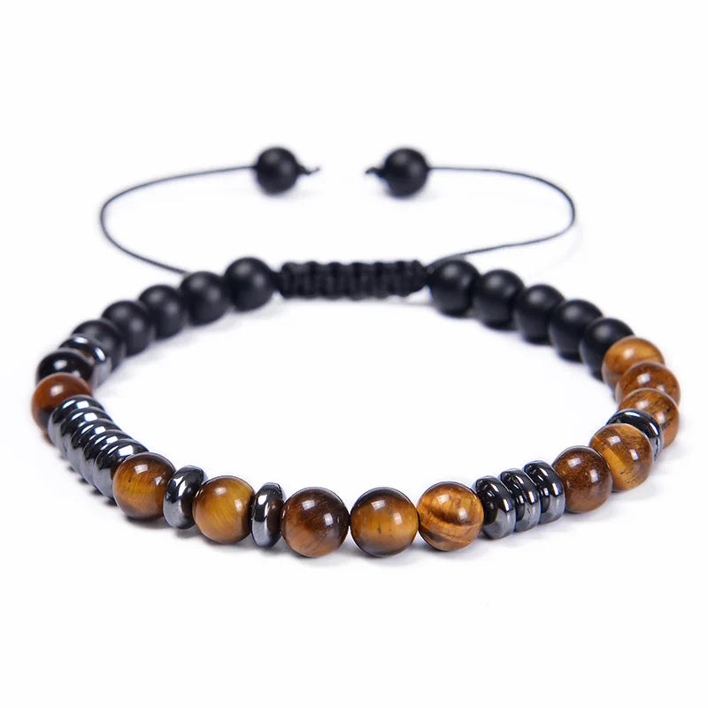 Creative Morse Code tiger Eye Bracelet Couple Bracelet I Love You Friendship Card Couple Gift