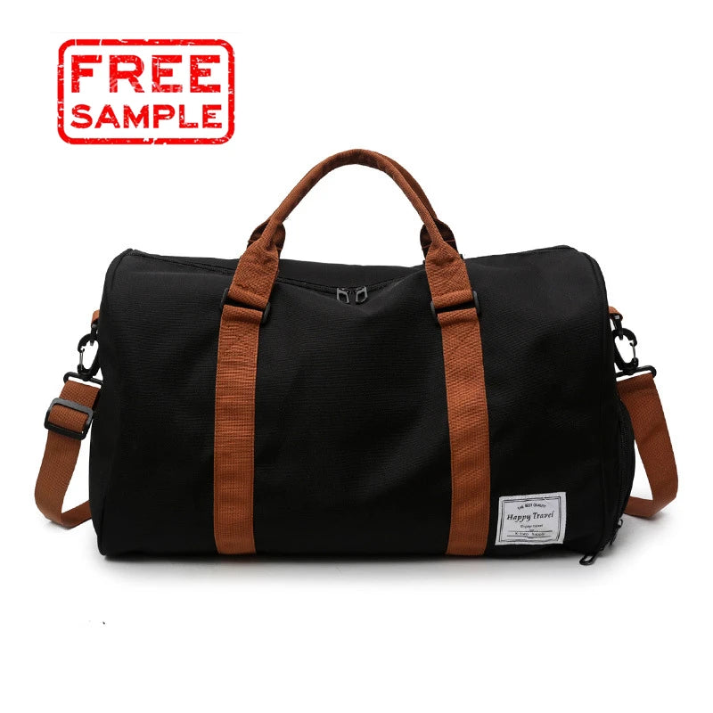 2024 Large Capacity Duffel Bag Casual Gym Tote with Shoe Compartment Travel Weekender Shoulder Bag