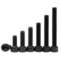 M2 M2.5 M3 M4 M5 M6 M8 DIN 912 Grade 12.9 Black Oxide Steel Hex Drive Allen Bolt Socket Cap Head Screws