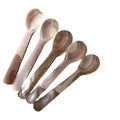 Customized logo pink 11cm Exquisite Natural Shell Mother of Pearl Caviar Spoon