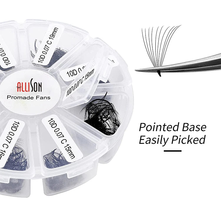 Pro Made Loose Fans Mega Volume Premade Fans Short Stem Promade Loose Fans 1000 3d 5d 6d 7d 10d 14d Premade