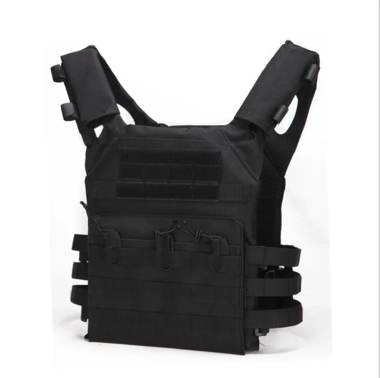 JPC Tactical Vest Lightweight MOLLE Plate Carrier for CS/Hunting/Outdoor Protective Magazine Armor System with Breathable Design