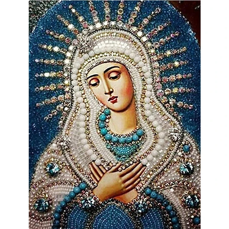 Custom Diy 5d Canvas Special Shape Diamond Art Religious Diamond Painting Kits for Adults