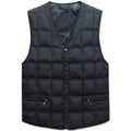 2025 Autumn and Winter Down Vest for Men With a Large Size Vest Wearing a Light Vest