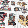 Ready Ship Custom Iron-On Plastisol Ink Transfer Labels for Garment Clothing-Screen Print Offset Printing Heat Transfer High