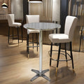 High Purchase Rates Bistro Terrasse Table Outdoor Coffee Table Metal Aluminium Alloy Outdoor Folding Cocktail Table for Bar