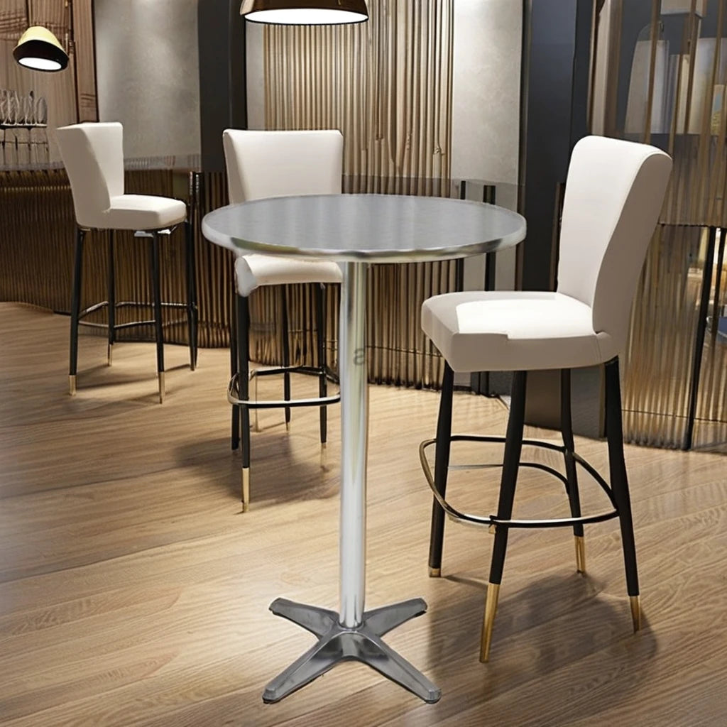 High Purchase Rates Bistro Terrasse Table Outdoor Coffee Table Metal Aluminium Alloy Outdoor Folding Cocktail Table for Bar