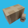 Custom Printed Brand LOGO Kraft Paper Tape Factory Water-activated Self Adhesive Kraft Paper Tape