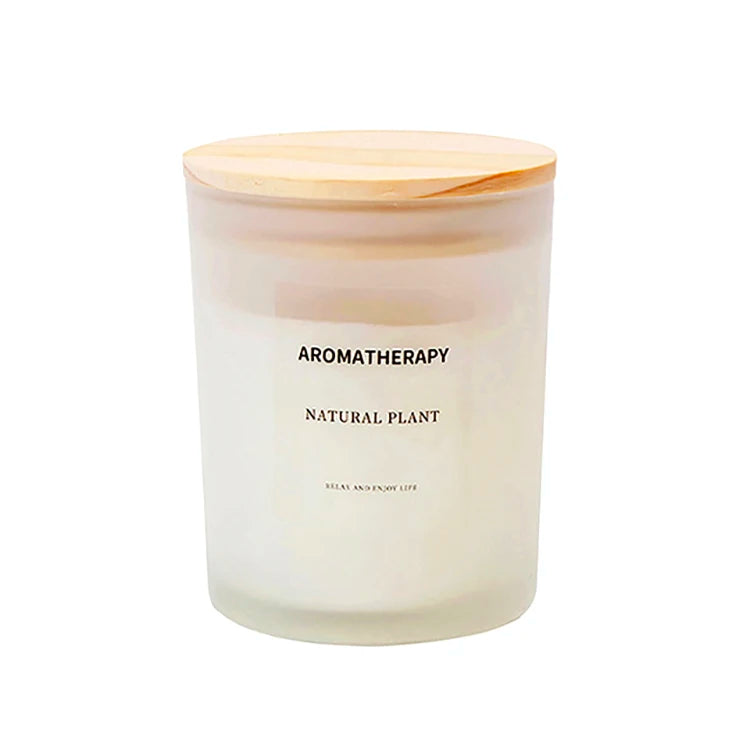 56Healing Wholesale 3 Wick Oil Fragrance Custom Glass Jars with Lids Private Label Scented Candles for Home Decoration