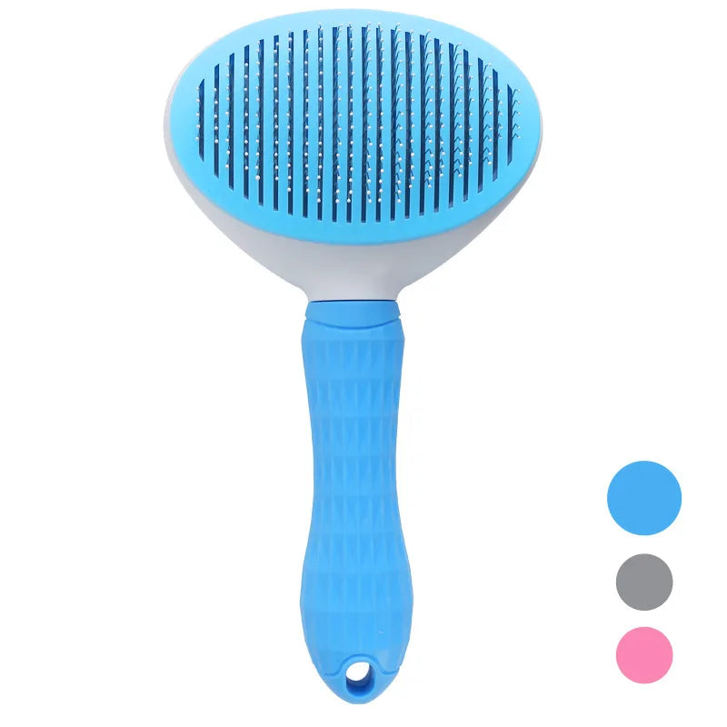 Self-Cleaning Eco-Friendly Pet Dog & Cat Grooming Comb Hair Removes Slicker Brushes Bathing Products