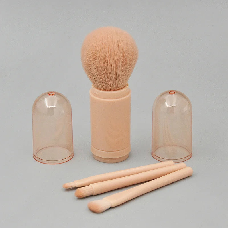 Wholesale Makeup Brushes Custom logo Make up Makeup Brush Set Private Label Mini 4 in 1 Makeup Brushes
