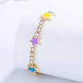 Crystal Lovely Colorful Star Style Bracelet Charms Fine Adjustable Jewelry Gift Wristbands Adjustable