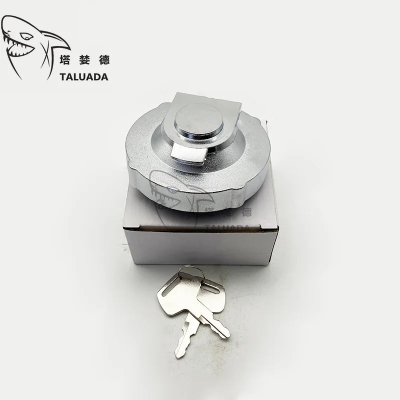 TALUADA Diesel Oil Fuel Tank Cap Cover With Keys for  R60 R80 R110 R150 R215 R225 R305 for Excavator Parts