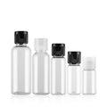 Plastic Travel Liquid Container Shampoo Lotion Gel Bottle Screw Cap Screen Printing PET 10ml-500ml Face Cream Skin Care Serum