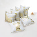 High Quality Home Decoration Sequin Throw Pillow Cover Gold Christmas Deer Pattern 45x45cm Cushion Cover