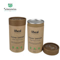 Custom Logo Biodegradable All-Paper Tube for Coffee Packaging OEM