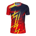 Lidong Men Tee Shirt Custom DGT Printed Pictures Tshirts Printing Logo Badminton Shirt No Moq T Shirt