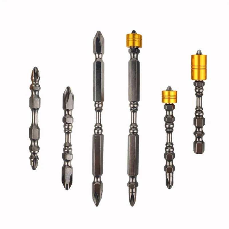 65/110mm Double-End Magnetic Coil Screwdriver Bits Cross End DIY Grade Hand Tools with Customized OEM Support