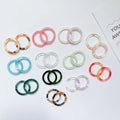 MiDairy Custom Female Girls Women Tortoise Acrylic Resin Finger Rings Simple Temperament Unisex Mixed Color Acetate Finger Ring