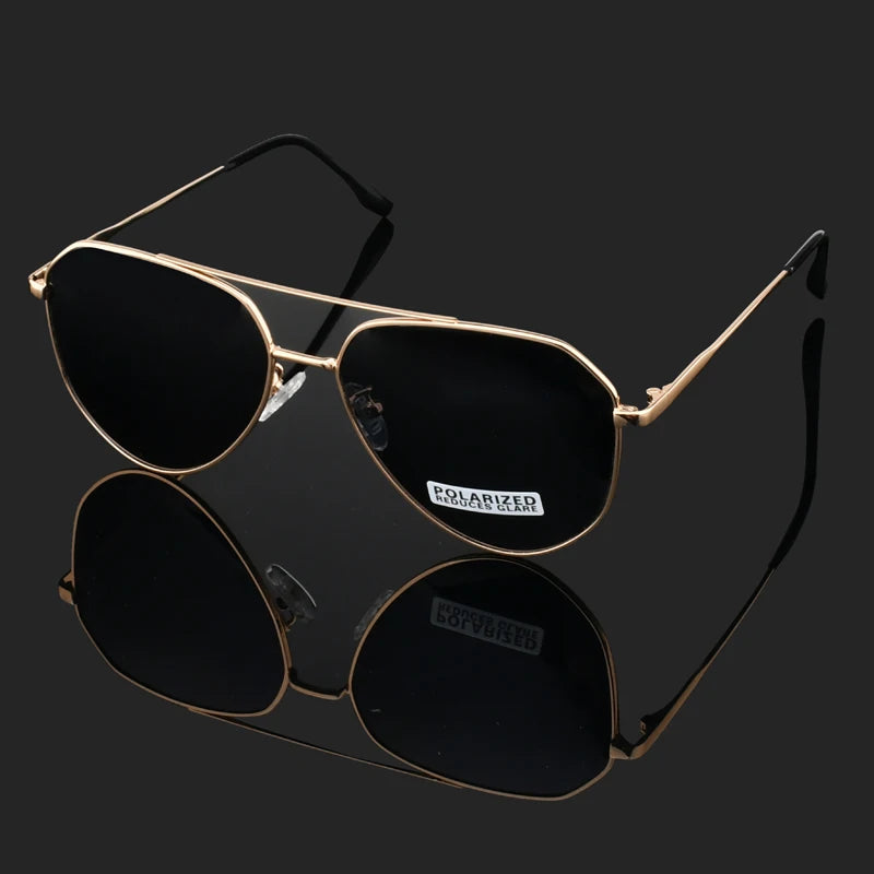 Hot Selling Classic Retro Vintage Sun Glasses Rimless Polarized Outdoor Metal Sunglasses for Men and Women