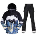 Thick Warm Women's Ski Snowboard Suit Set Breathable Waterproof Windproof Outdoor Winter Jacket Pants 100% Polyester for