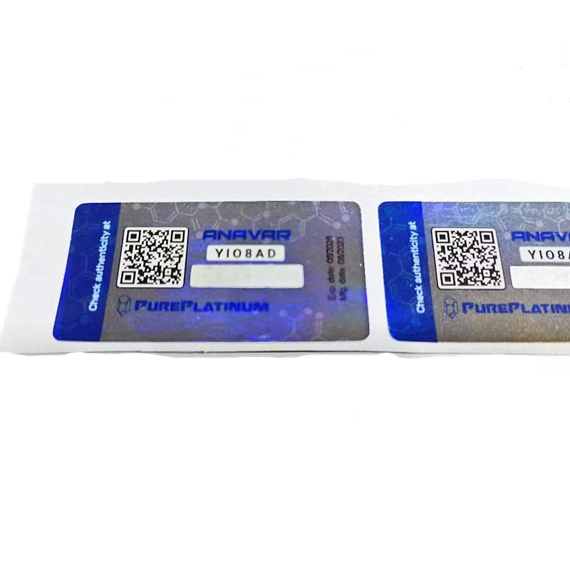 Custom Scratch Off Sticker Hologram Labels Printing Qr Code Holographic Anti-fake Stickers Card Security Vial Box Seal Sticker